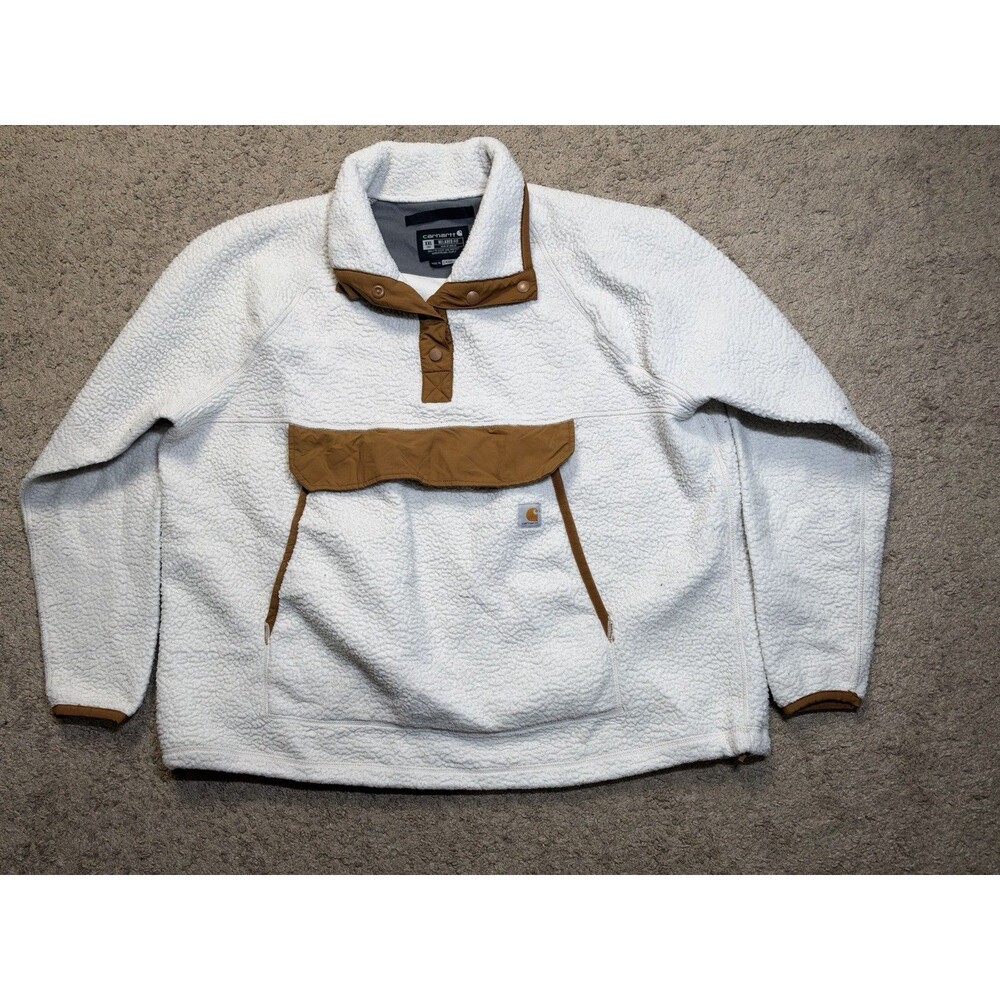 Carhartt Women's 2XL Regular Sherpa Fleece Pullover Snap Buttons